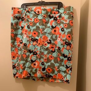 Lane Bryant Floral Skirt